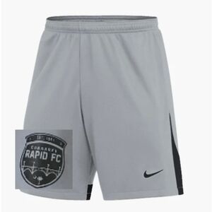 Nike Light Gray Men's Athletic Shorts. Size-M